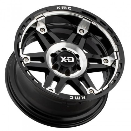 Alloy wheel XD840 Spy II Gloss Black Machined XD Series