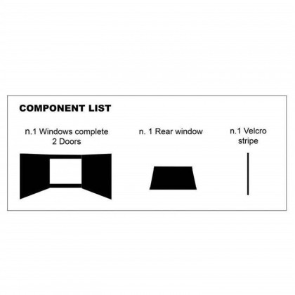 Cargo Window Cover Fastback Suntop