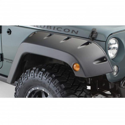 Front fender flares standard coverage Bushwacker Pocket Style