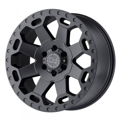 Alloy wheel Matte Gunmetal Warlord Black Rhino
