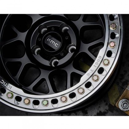 Alloy wheel KM235 Satin Black Beadlock KMC