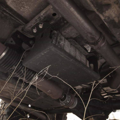 Evap canister skid plate Smittybilt