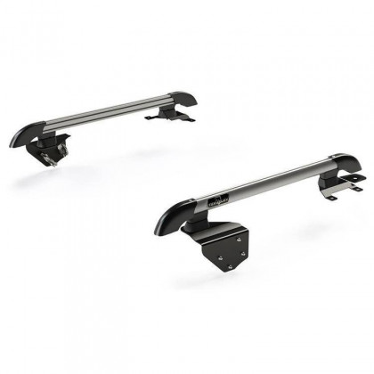 Roof rack main rail kit silver TeraFlex Nebo