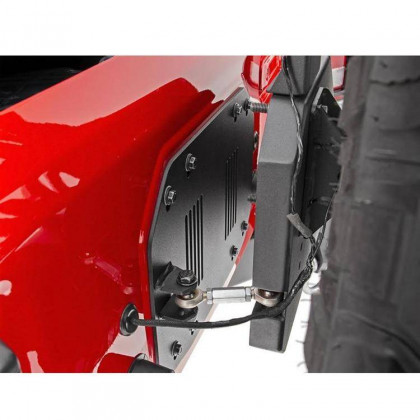 Rear bumper with tire carrier Rough Country Trail