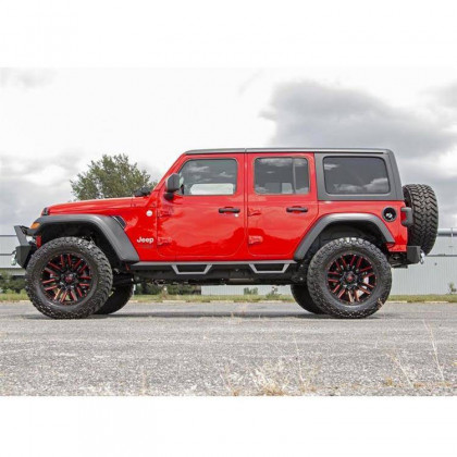 Rear bumper with tire carrier Rough Country Trail
