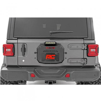 Spare tire delete kit with LED light Black Series Rough Country