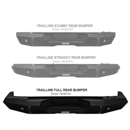 Rear full bumper Go Rhino Trailline