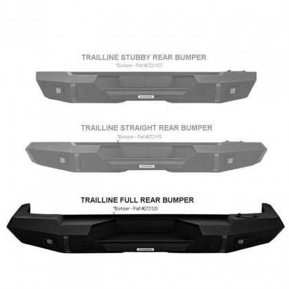 Rear full bumper Go Rhino Trailline