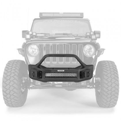 Front stubby bumper with bull bar Go Rhino Rockline