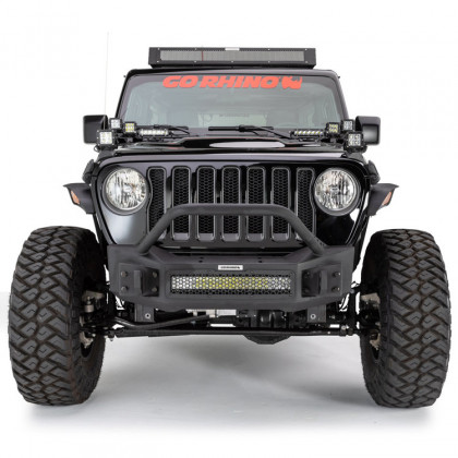 Front stubby bumper with bull bar Go Rhino Rockline