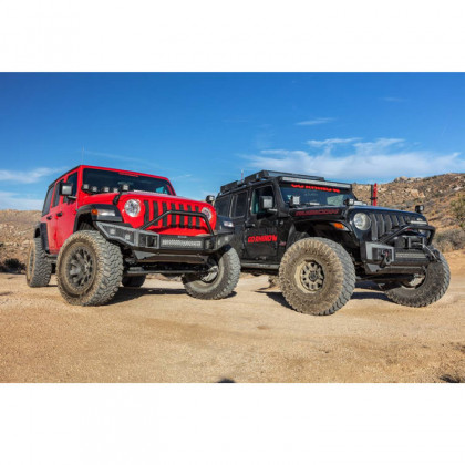 Front stubby bumper with bull bar Go Rhino Rockline