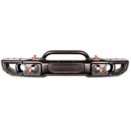 Front steel bumper with bull bar and winch plate OFD