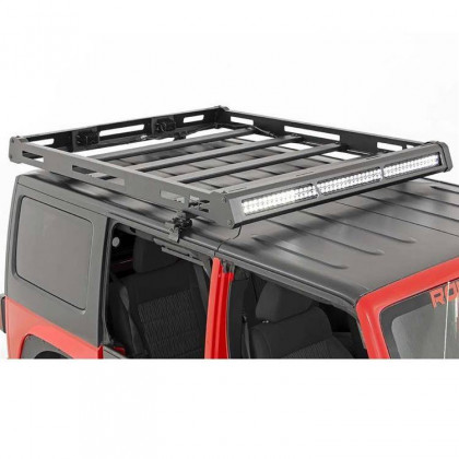 Roof rack system for hard top with LED lights Rough Country