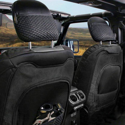 Neoprene seat cover set black/charcoal Smittybilt GEN2