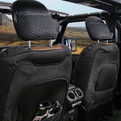 Neoprene seat cover set black/tan Smittybilt GEN2