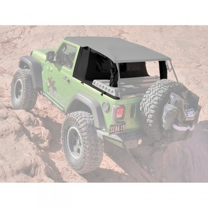 Cargo cover with rear window Black Diamond Suntop