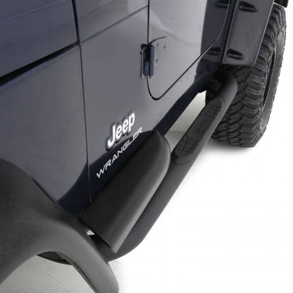Side bars textured black Smittybilt Sure Step