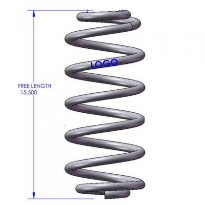 Rear coil springs Clayton Off Road Lift 4"