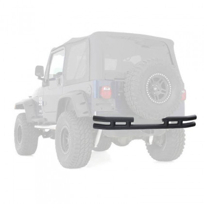 Rear steel bumper black Smittybilt