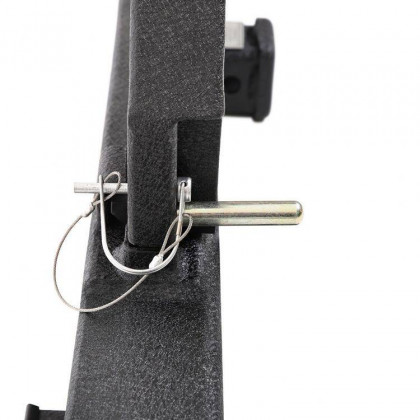 Rear tubular steel bumper with tyre carrier and receiver hitch Smittybilt SRC Classic