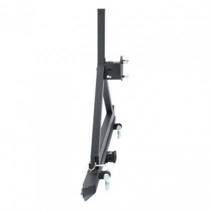 Rear tubular steel bumper with D-rings, tyre carrier and receiver hitch Smittybilt SRC Classic