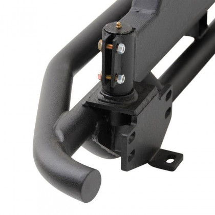 Rear tubular steel bumper with tyre carrier and receiver hitch Smittybilt SRC