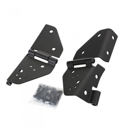 Windshield hinges steel black Smittybilt