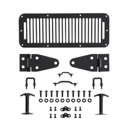 Hood kit steel black Smittybilt