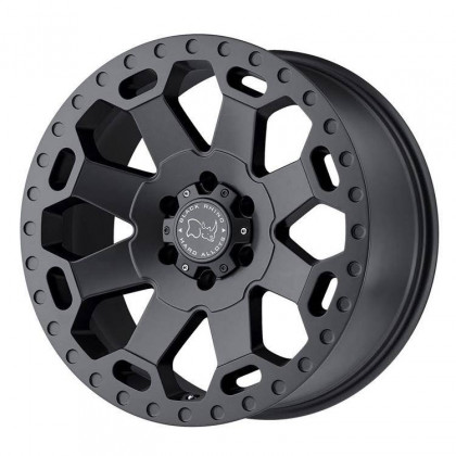 Alloy wheel Matte Gunmetal Warlord Black Rhino