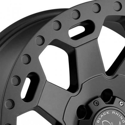 Alloy wheel Warlord Matte Gunmetal Black Rhino