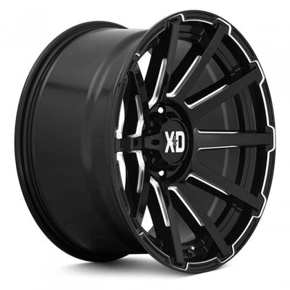 Alloy wheel XD847 Outbreak Gloss Black Milled XD Series