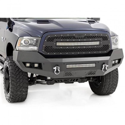 Front steel bumper with LED lights Rough Country