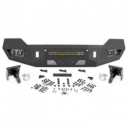 Front steel bumper with LED lights Rough Country