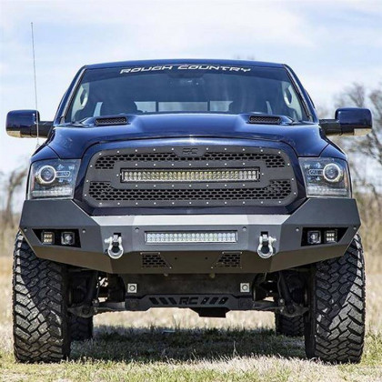 Front steel bumper with LED lights Rough Country