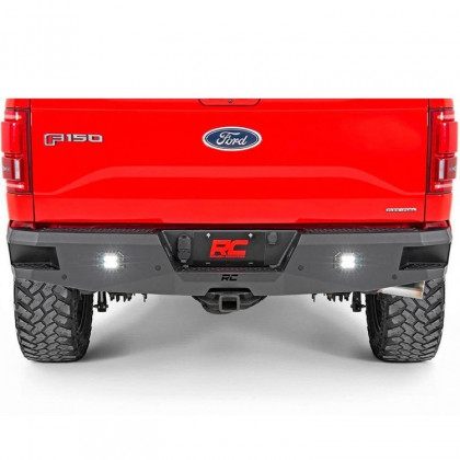 Rear steel bumper with LED lights Rough Country