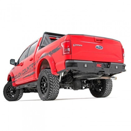Rear steel bumper with LED lights Rough Country