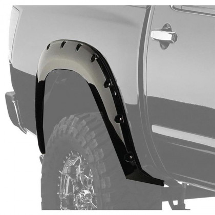 Front and rear fender flares Bushwacker Pocket Style with Bedside Lockbox