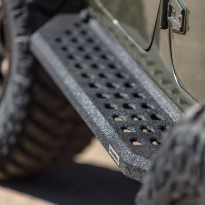 Side steps Bedliner Go Rhino RB20 CrewMax Cab
