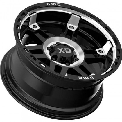 Alloy wheel XD840 Spy II Gloss Black Machined XD Series