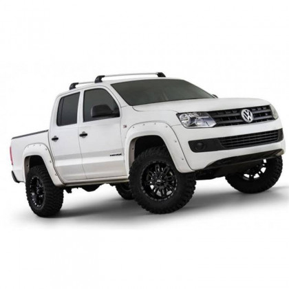 Front and rear fender flares flap 18cm Bushwacker Pocket Style