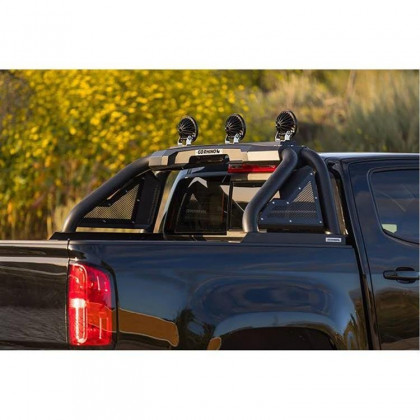 Sport bar 2.0 with power actuated retractable light mount bar Go Rhino