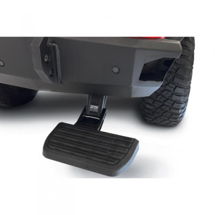 Retractable bumper step passenger side AMP Research