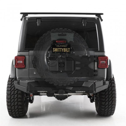 Adjustable pivot tire carrier Smittybilt