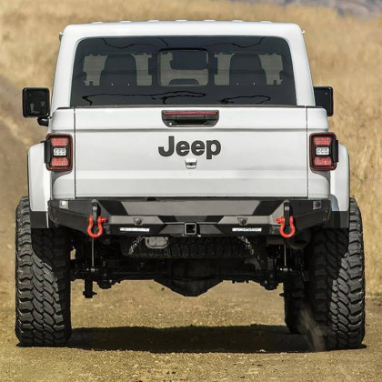 JL rear bumper on a JT adapter bracket kit Smittybilt