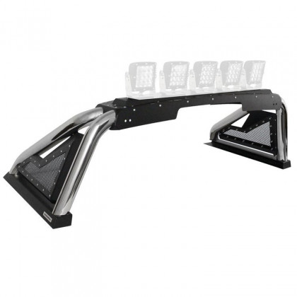 Sport bar 2.0 with power actuated retractable light mount bar Go Rhino