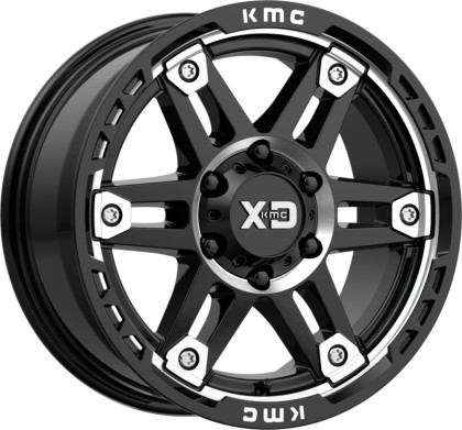 Alloy wheel XD840 Spy II Satin Black/Dark Tint XD Series