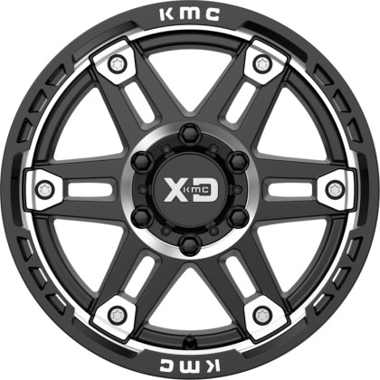 Alloy wheel XD840 Spy II Satin Black/Dark Tint XD Series