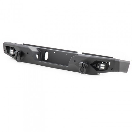 Rear steel bumper with LED lights Rough Country Rock Crawler