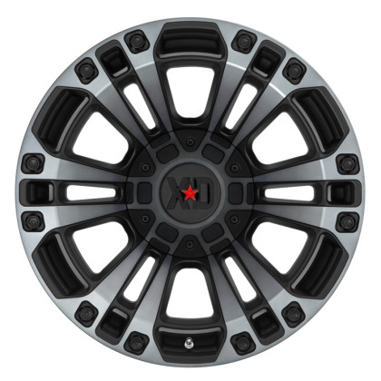 Alloy wheel XD851 Monster Satin Black/Gray Tint XD Series