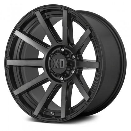 Alloy wheel XD847 Outbreak Satin Black/Gray Tint XD Series